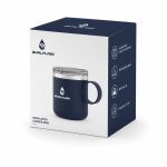 Qualflask 10oz Stainless Steel Travel Tumbler Coffee Mug With Handle - S3001VH