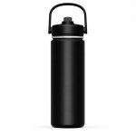 540ml Insulated Sports Water Bottle with Straw Lid & Carry Handle - S5401