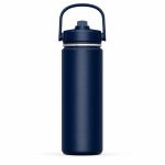 540ml Insulated Sports Water Bottle with Straw Lid & Carry Handle - S5401