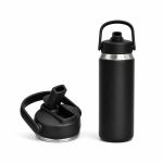 540ml Insulated Sports Water Bottle with Straw Lid & Carry Handle - S5406V-18oz
