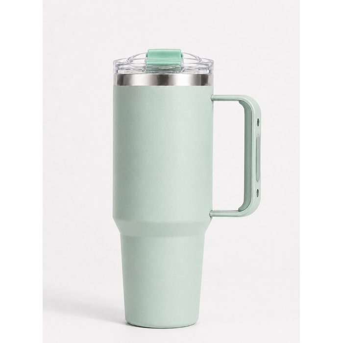 30 oz Insulated Stainless Steel Tumbler with Handle and Clear Slide Lid, 900ml Travel Mug, Car Cup Holder Friendly, Splash-Proof Vacuum Coffee Tumbler - S9002VH 30 oz Insulated Stainless Steel Tumbler with Handle and Clear Slide Lid, 900ml Travel Mug, Car Cup Holder Friendly, Splash-Proof Vacuum Coffee Tumbler - S9002VH