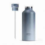 Qualflask 32 oz Insulated Stainless Steel Journey Water Bottle Vacuum Flask with Leakproof Lid - S9607V-320z